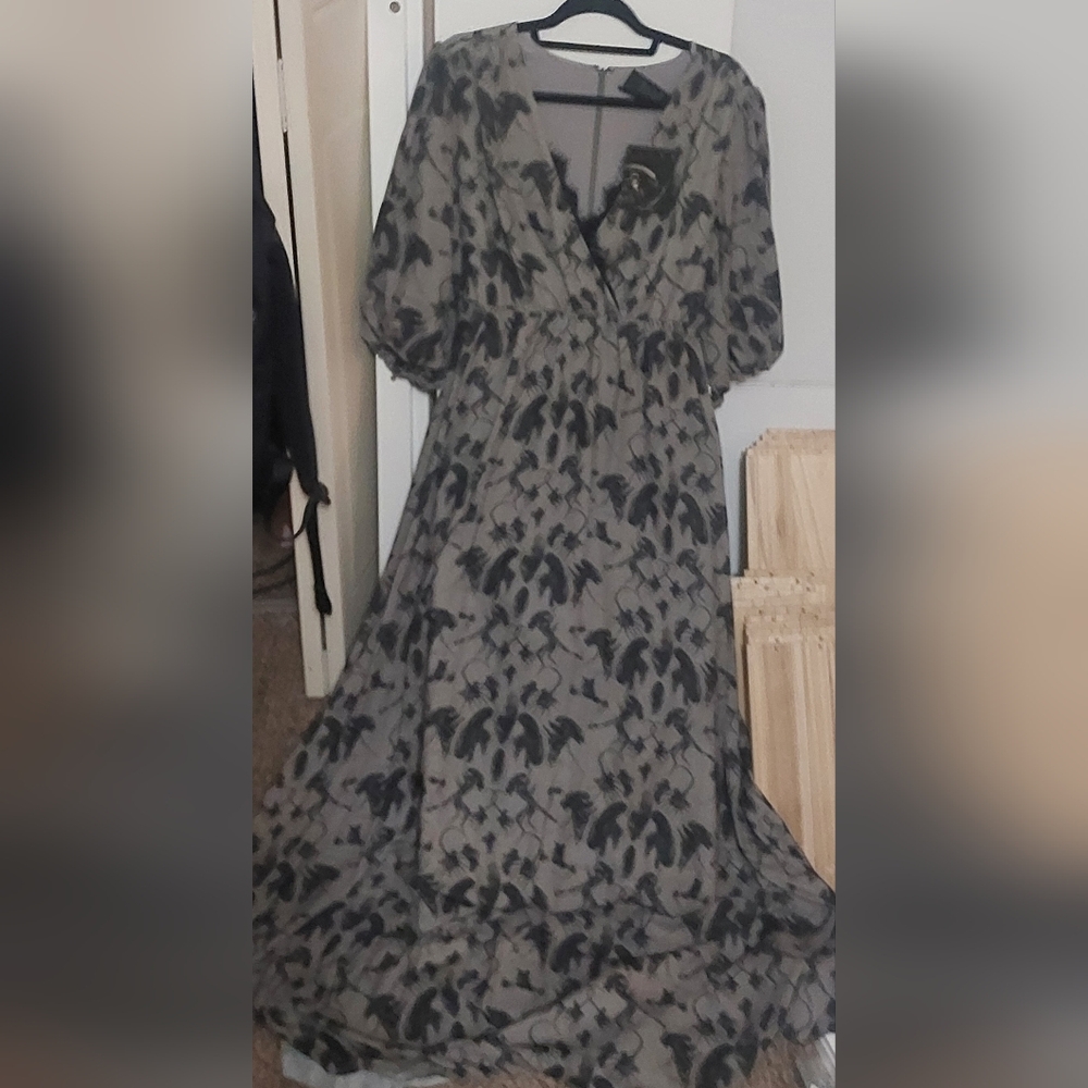 La Femme En Noir Alien Maxi Dress
